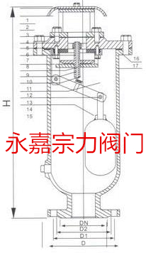 污水排气阀